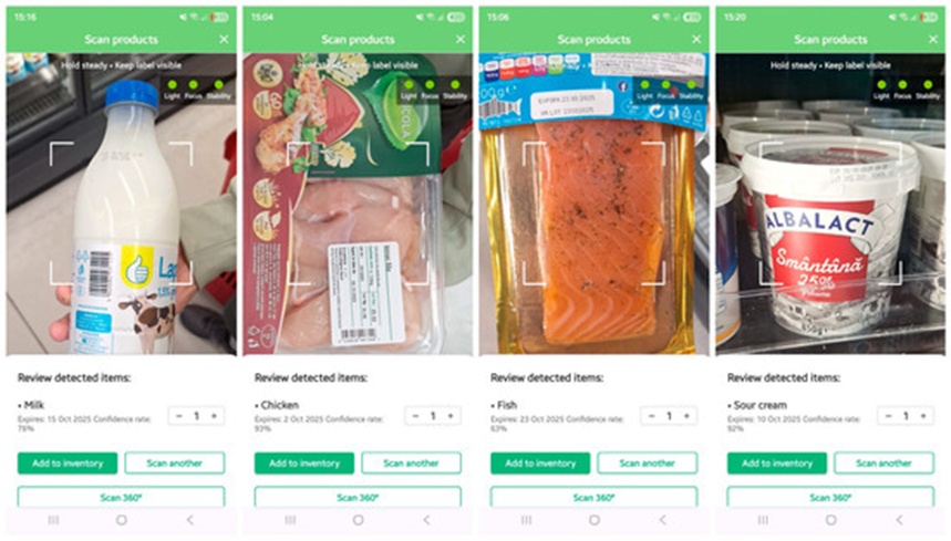 Figure 5. Packaged items with the correct product ID and correct OCR date (Source: Authors' supermarket testing, 24 September 2025).