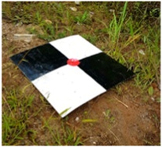 Figure 3. Ground control point marker.