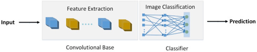 Figure 3. Components of image classification using DCNN.