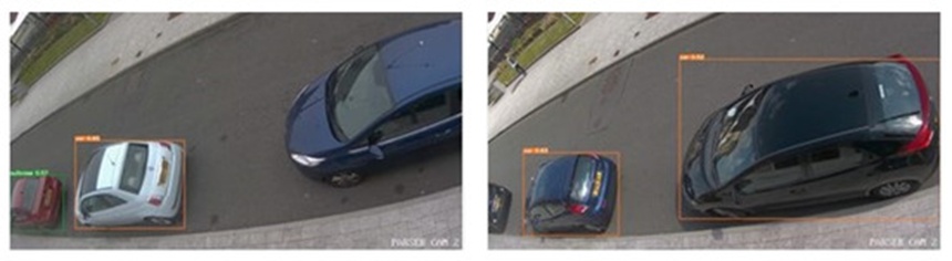 Figure 14. Object detected by YOLO_V5 model for images captured in different angles.