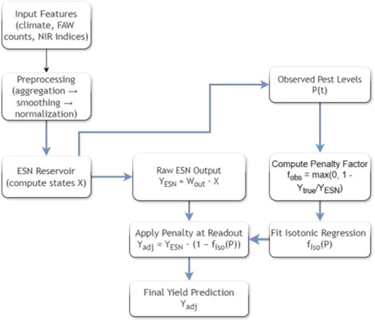 Figure 1. Penalty-aware ESN flowchart.