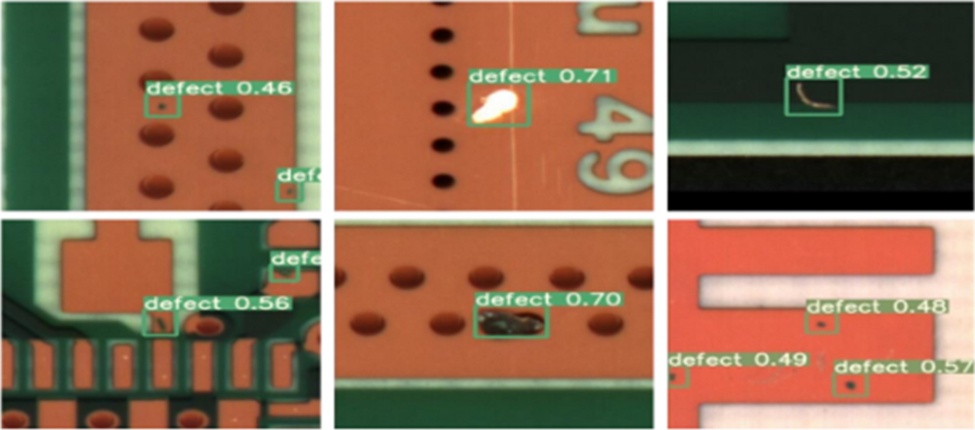 Figure 10. Sample images of BPCB defect detection, from Adibhatla et al. [32]