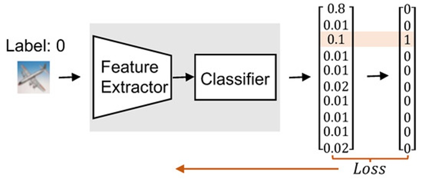 Figure 3. Category-aware weight modification and submaximum one-hot encoding to the labels of forgotten samples.