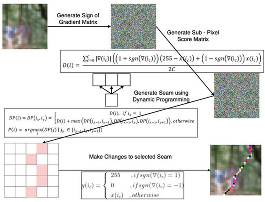 Figure 1. Flow describing the Dynamic programming based SPSM attack—DPSPSM.